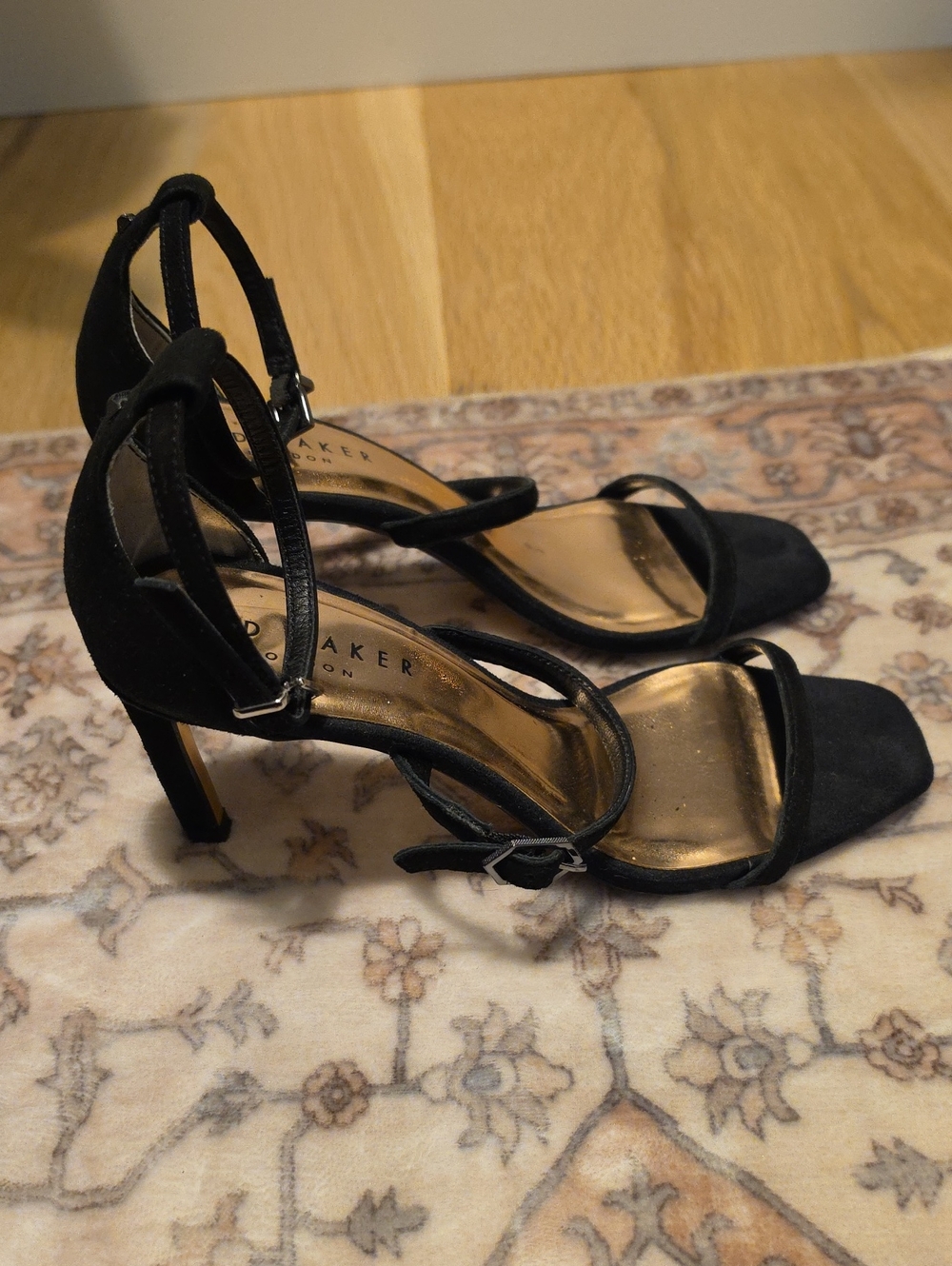 Ted Baker Womens Sandals Black Size 36.5